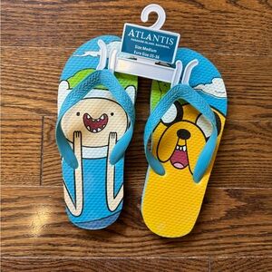 Atlantis Cartoon Flip Flops